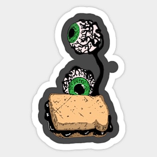 Eyes on Lunch Sticker